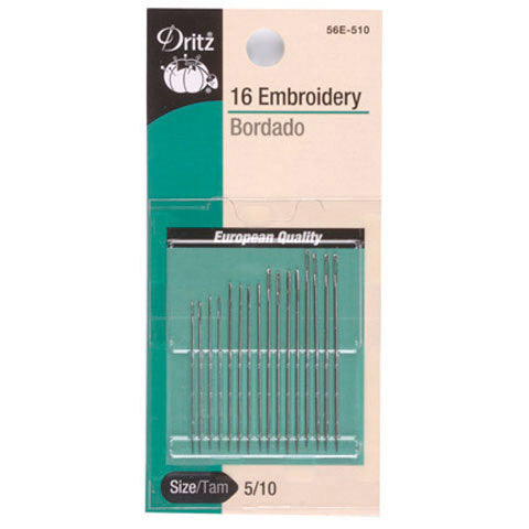 Needle: Embroidery 16 Pack